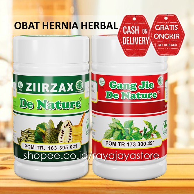OBAT HERNIA HERBAL TERBAIK - ZIIRZAX + GANG JIE DE NATURE