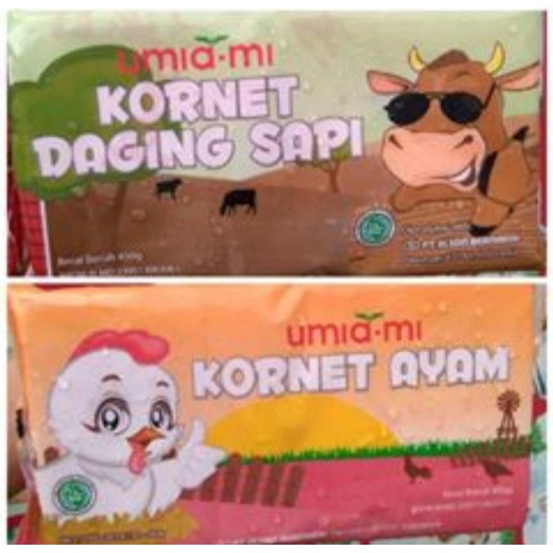 

Kornet Ayam/Kornet Daging Sapi 450gr Umiami