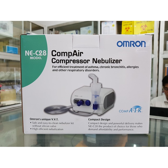 NEBULIZER OMRON NE-C28 / ALAT TERAPI UAP ASMA ANAK DEWASA NEC28 NEC 28 C28