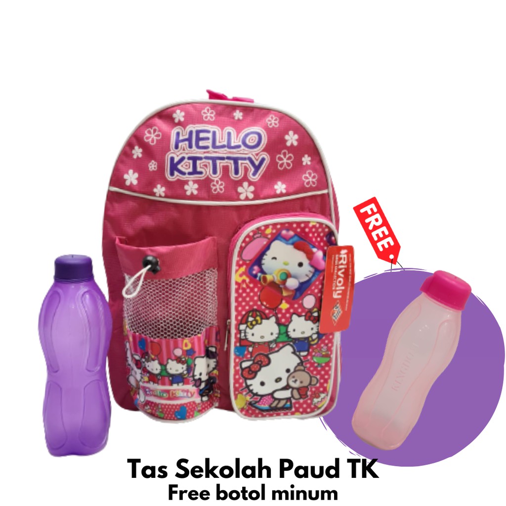 Ransel anak perempuan - tas anak - ransel anak - tas tk - ransel tk - tas borol - ransel anak botol