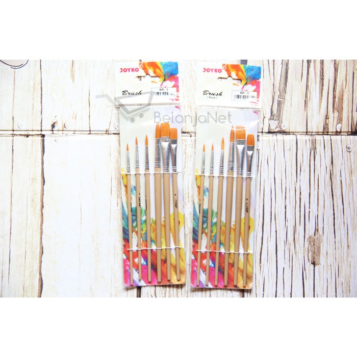 

Brush | Kuas Cat Air | Kuas Lukis Joyko BR-5 per SET