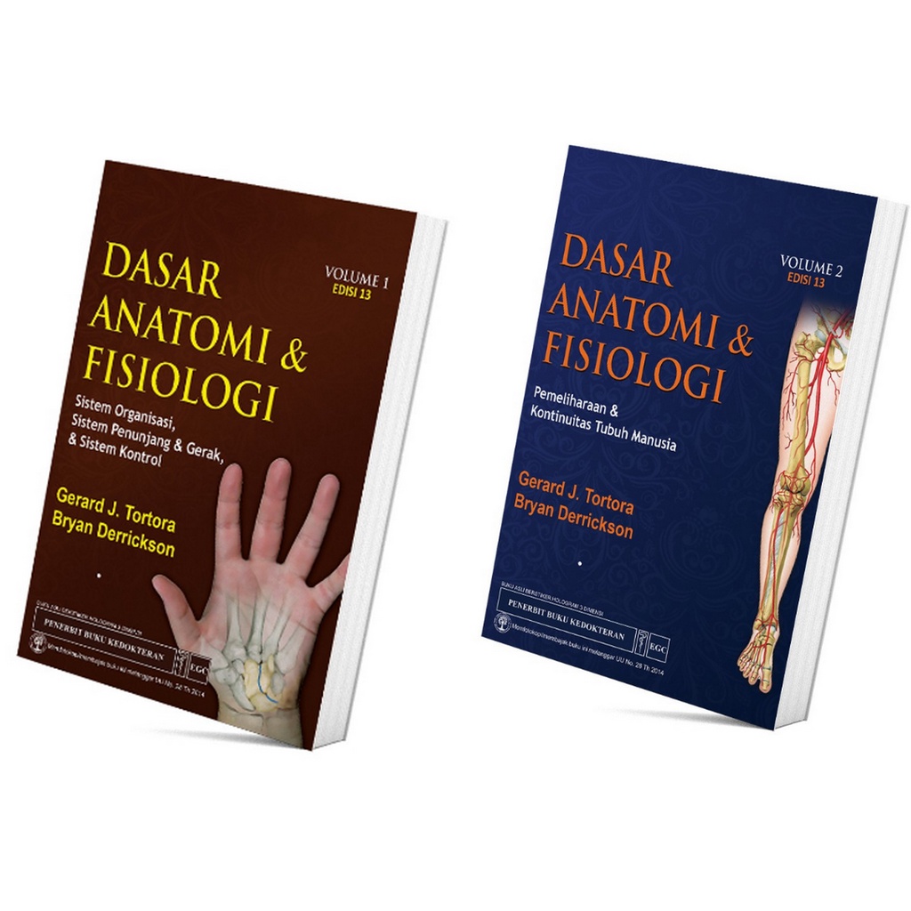 Dasar Anatomi & Fisiologi Volume 1 dan 2 Edisi 13 Tortora - EGC ORIGINAL