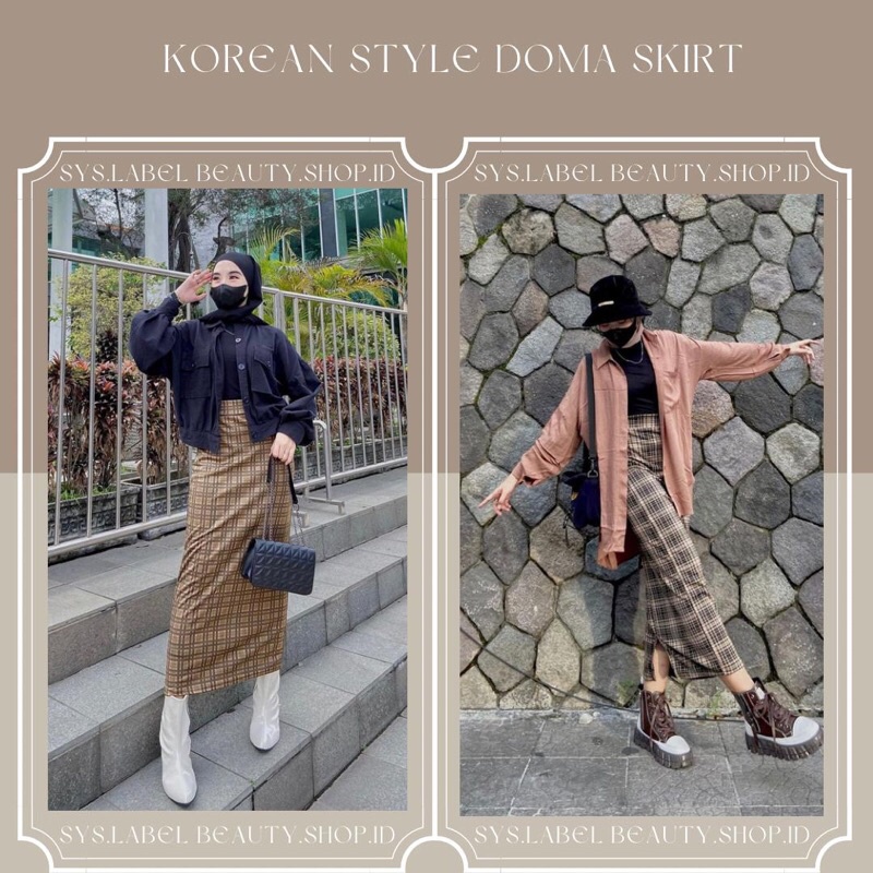 Korean Style Doma Skirt E4