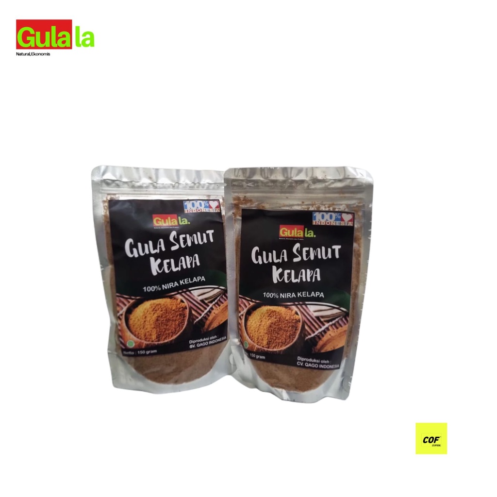 Gulala Gula Kristal Kelapa Gula Semut Organik 150 Gram MURNI 100%