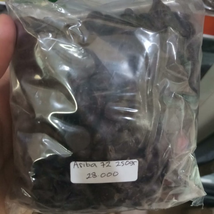 Ariba 72 coins dark choco couverture repack 500gr