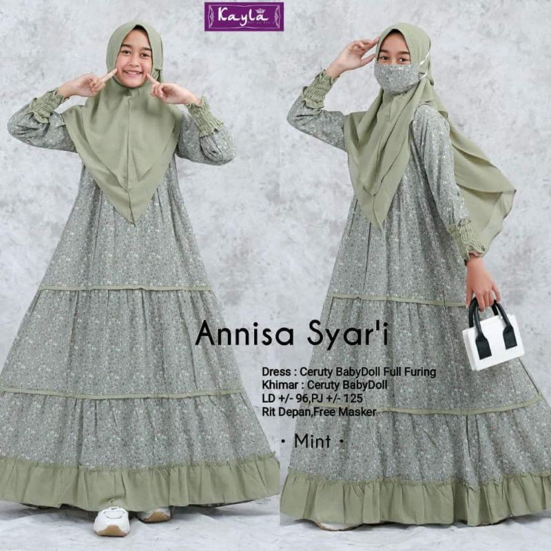 ANNISA SYAR'I KIDS ORI JASMINE