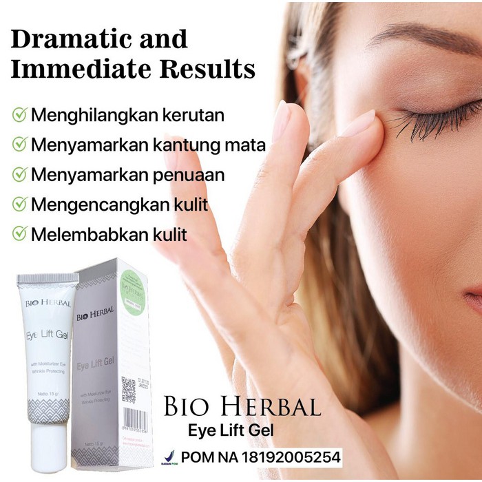 Bio Herbal Eye Lift Gel Krim Mata / Serum Mata BPOM Original