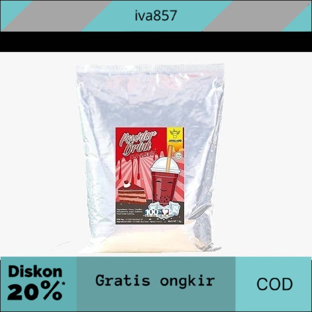 

PROMO BUBUK MINUMAN RASA RED VELVET 1KG GRATIS ONGKIR