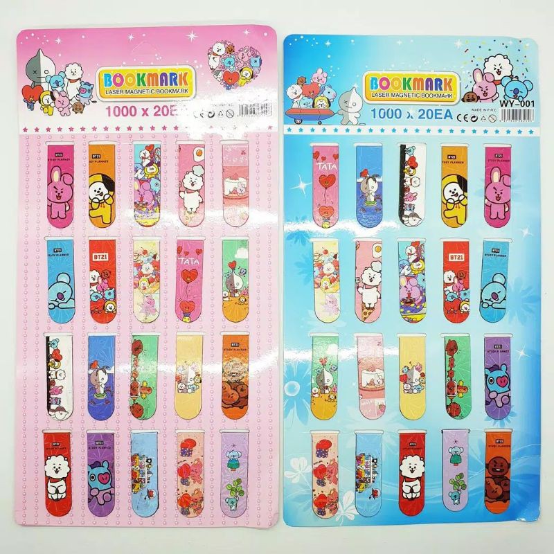 

Pembatas Buku Karakter Magnet isi 20 pieces