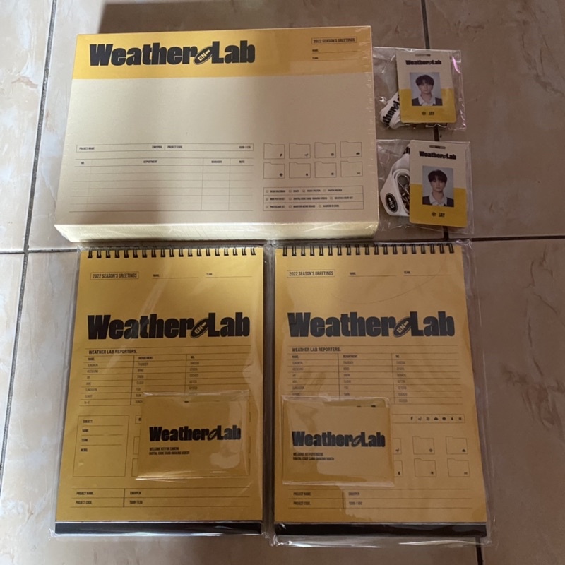 [Ready stock]Sharing dan fullset enhypen season greeting 2022 idc id card jay jungwon