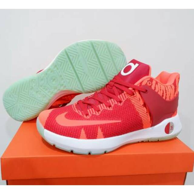 Sepatu basket kd 5 trey IV low solar red