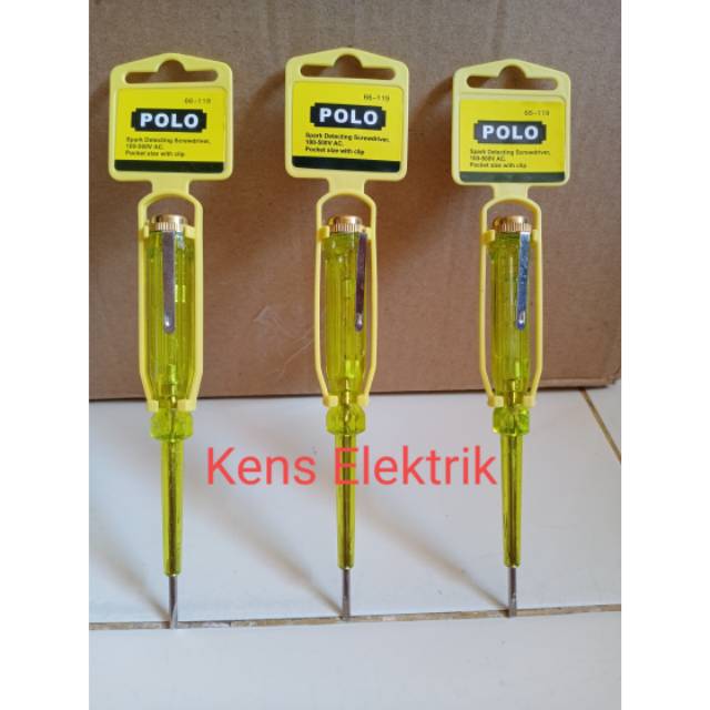 Tespen Test Pen Listrik / Obeng Testpen Model POLO Model Stanley