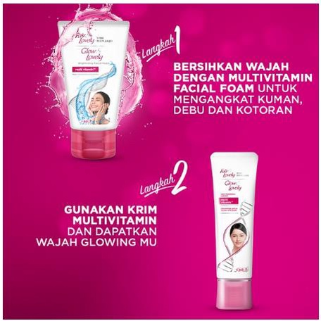 ^ KYRA ^ Fair And Lovely Facial Foam Brightening Pembersih Wajah Glow Lovely - Kemasan Tube