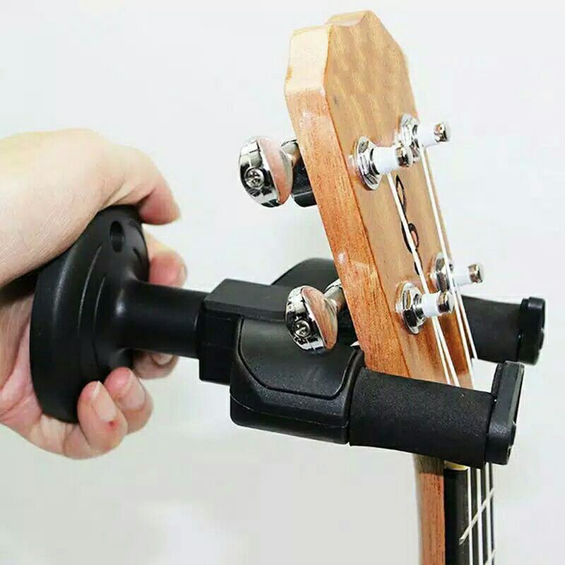 Stand gantung dinding gitar, Hanger gitar gantung, gantungan gitar, kuat