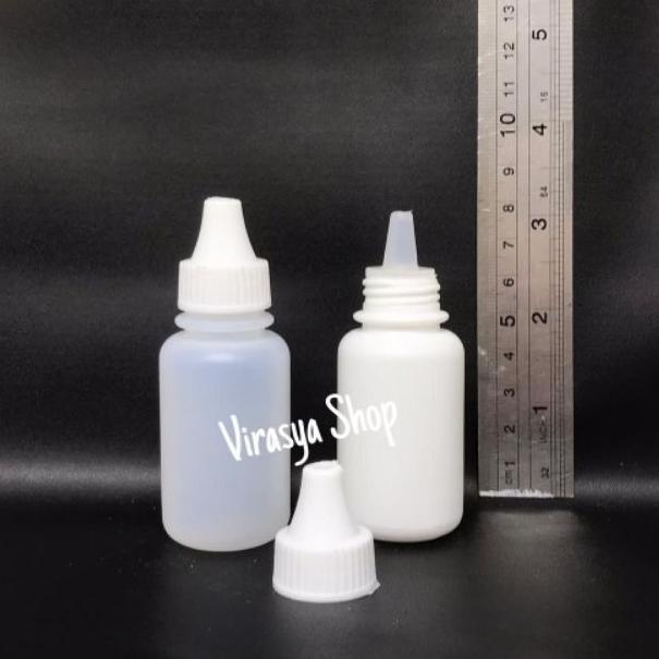 Botol Tetes 30Ml Botol Plastik Hdpe Natural Dove Dop Botol Kecil (Paket 25Pcs)