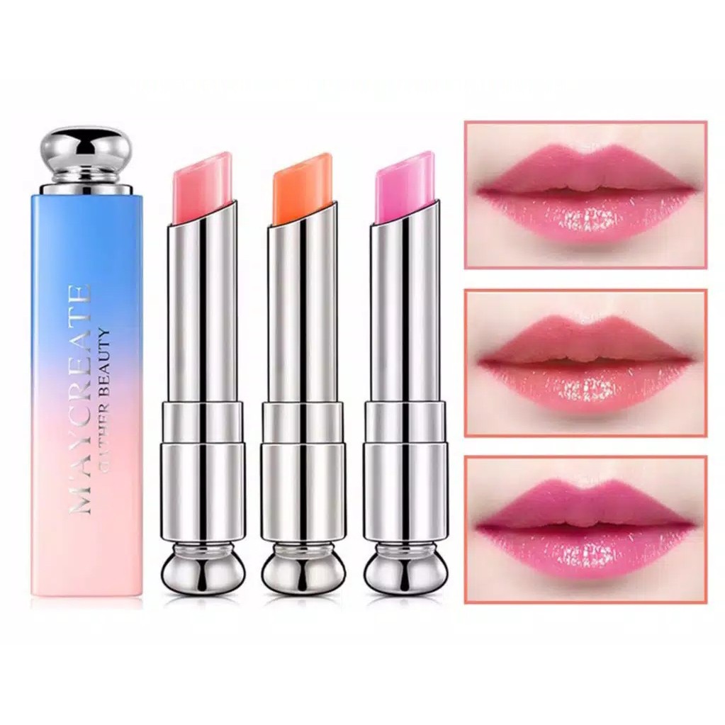 Lipstik Pelembab Bibir Tahan Air Tahan Lama  / Moizturising Lipstick Waterproof