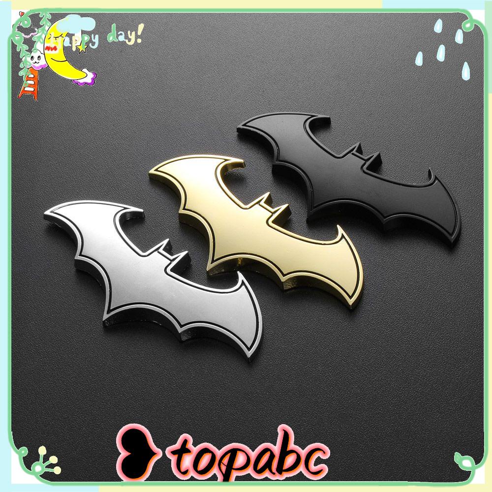 Top Stiker Emblem Logo Batman 3d Bahan Metal Untuk Mobil / Motor