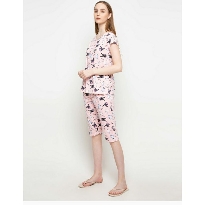 NEVADA PIYAMA WANITA MN0105129_MommyCo._ Baju Tidur Branded Original