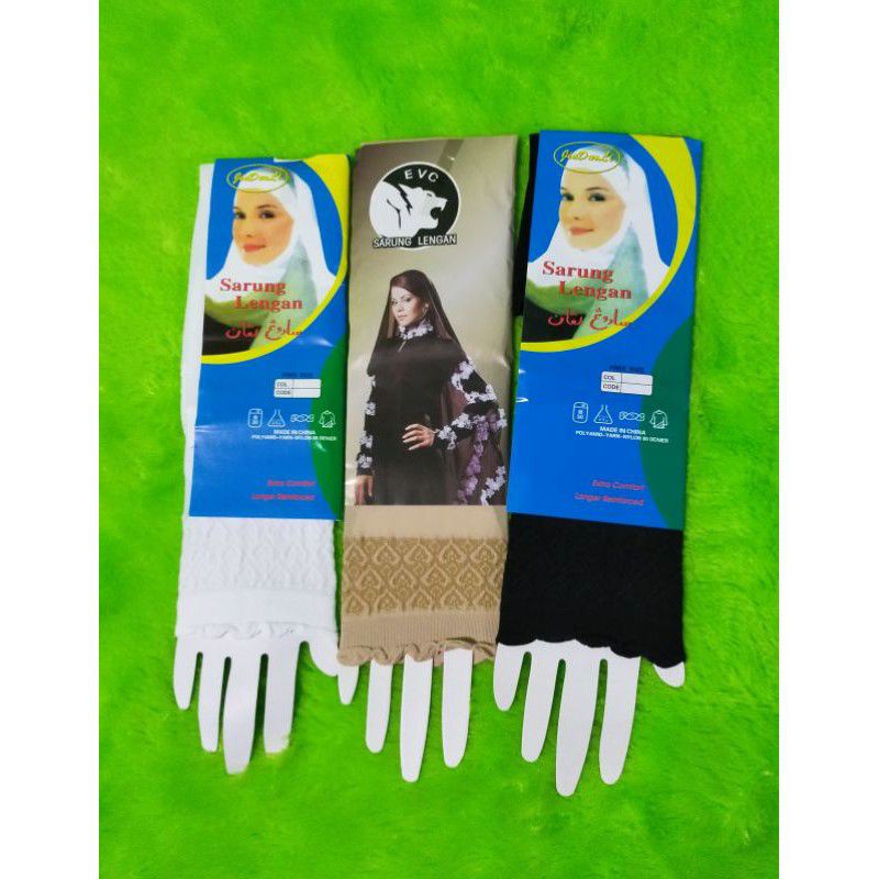 SARUNG TANGAN KERUT MANSET LENGAN MUSLIMAH HANDSOCK POLOS BAHAN STOKING DEKER PRIA WANITA MURAH