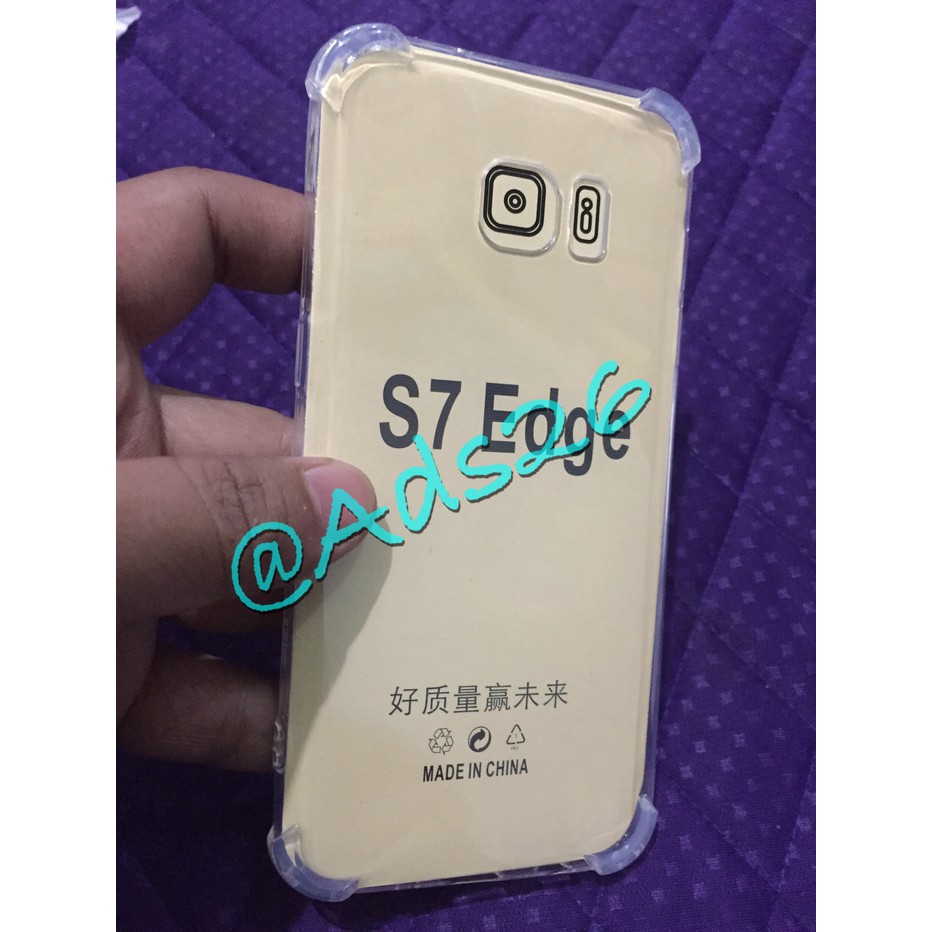 SoftCase Anticrack Samsung Galaxy S7 Edge/Soft Casing Cover Clear