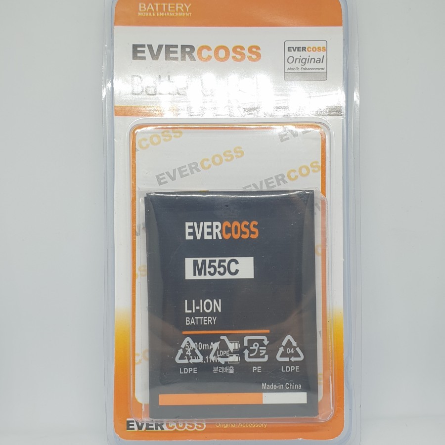 BATERAI BATTERY BATRE  EVERCOSS M55C DOUBLE POWER