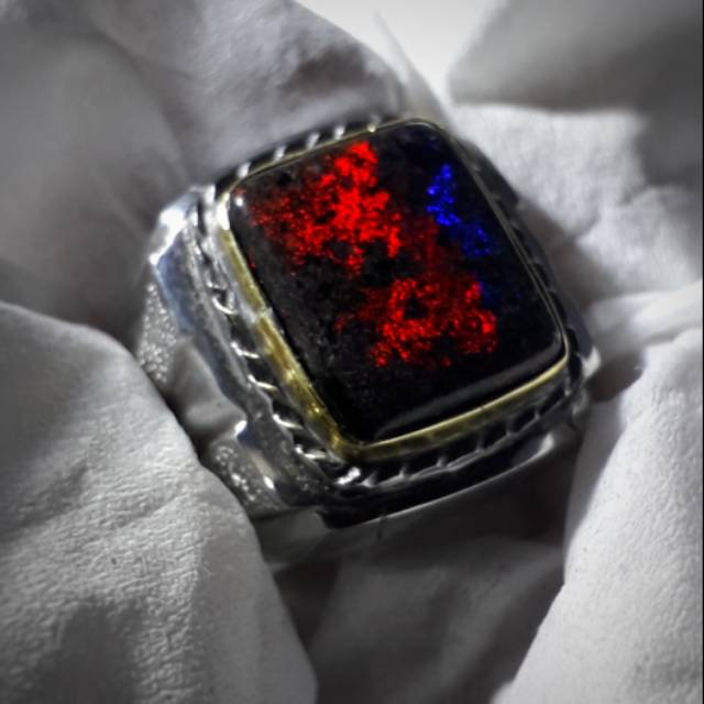 Cincin Black Opal Banten Full Jarong 002
