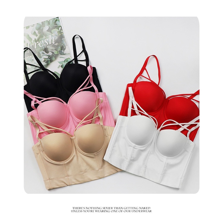 KINDSTORE❤ | Bra Wanita Segitiga Sling Rompi Model Dasar Bra Push Up Bentuk Badan