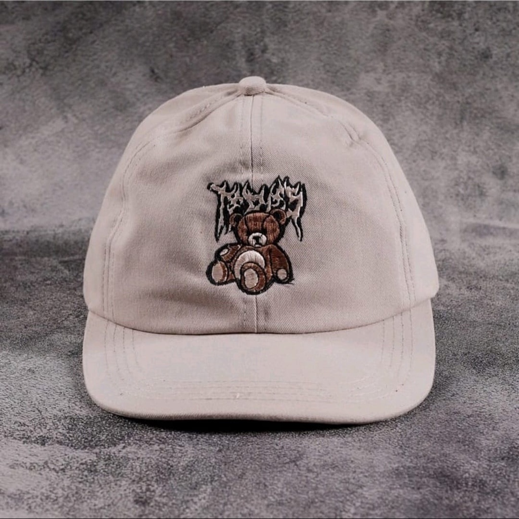 Baseball cap Topi Bear distro / Topi Pria baseball / Topi highlight casual caps distro / Topi panda distro terbaru / Topi Caps Bear Cod