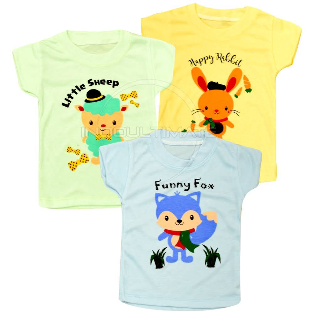 Baju Anak 9-4 Tahun BCS-03KK Bayi Atasan Anak Bayi Pakaian Anak Bayi Baju Harian Anak Kaos Anak-4