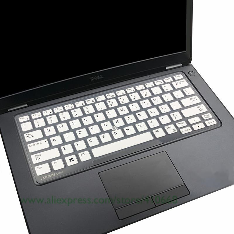 Cover Pelindung Keyboard Laptop Bahan Silikon Ukuran 14 Untuk Dell Latitude 3400 5400 5401 7400