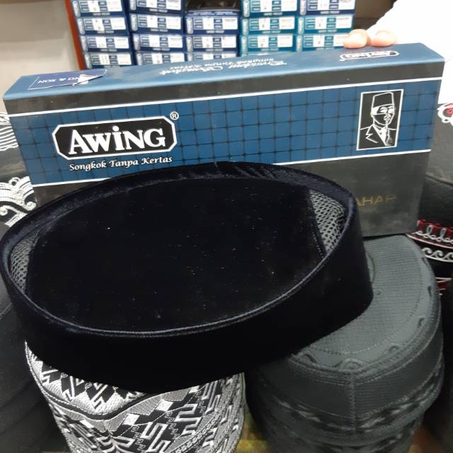 songkok kopyah awing mahar Ac 100% asli tanpa kertas