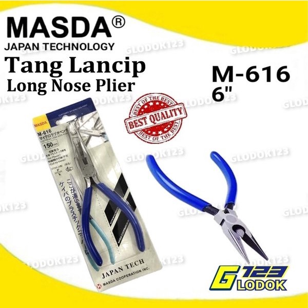 Tang Lancip 6 inch MASDA M616 Original Japan