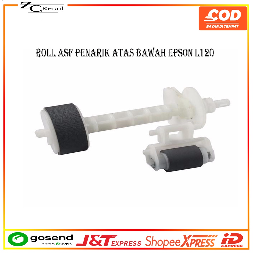 ASF Karet Roll Roller Penarik Kertas Atas Bawah Epson L110 L120 L210 L220 L300 L310 L350 L355 Murah