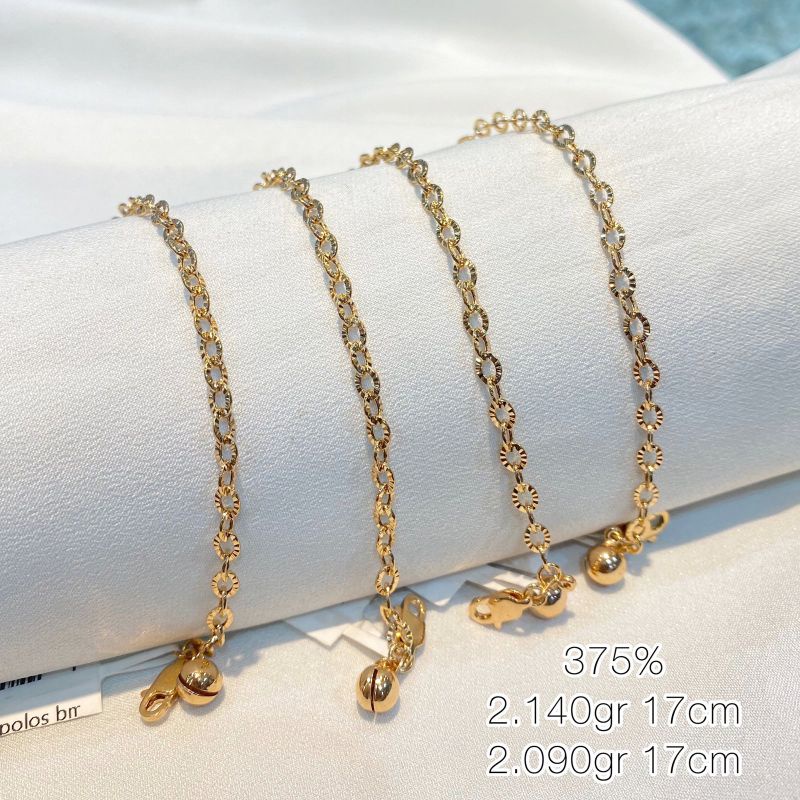 gelang tangan preman bermotif kadar 375%