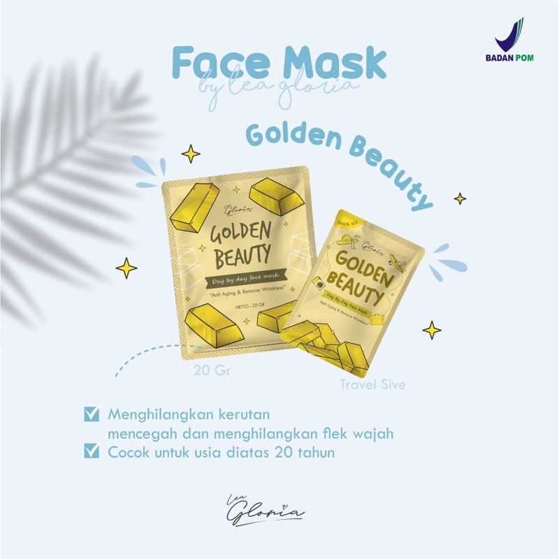 (BISA COD) [BPOM ✅] TRAVEL SIZE LEA GLORIA MASKER ORGANIK