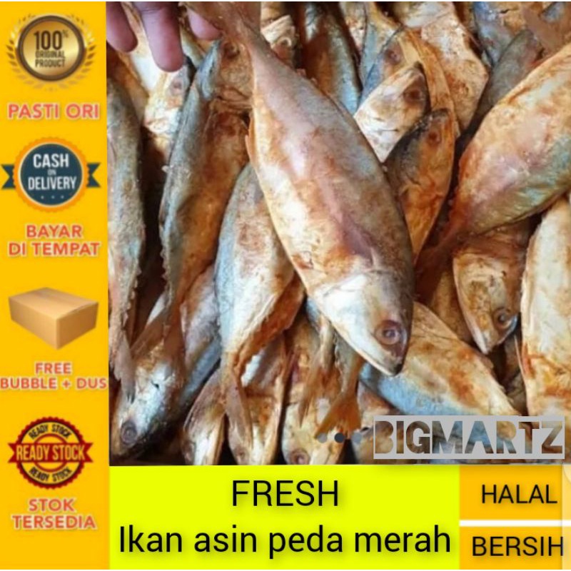 

Ikan asin peda merah fresh super 1kg