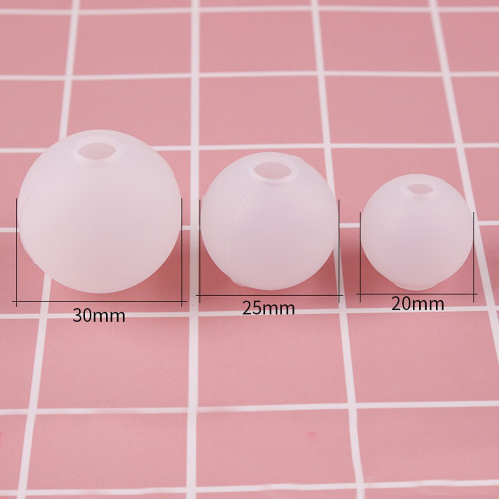 【SALE】20/25/30mm Round Sphere Silicone Mould Resin Molds Handmade Jewelry Tools DIY Jewelry Making