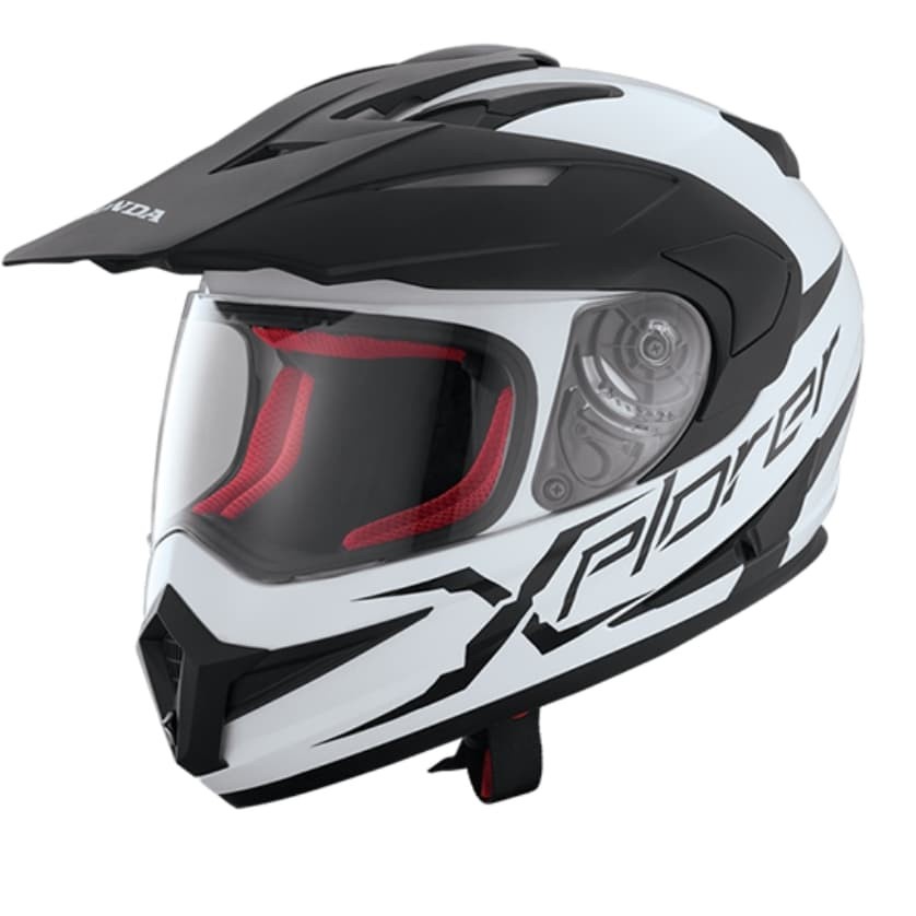 HELM HONDA XPLORER TOURING FULL FACE PUTIH HITAM - 87100FFXPTXL - XPLORER TOURING HELMET WHITE BLACK