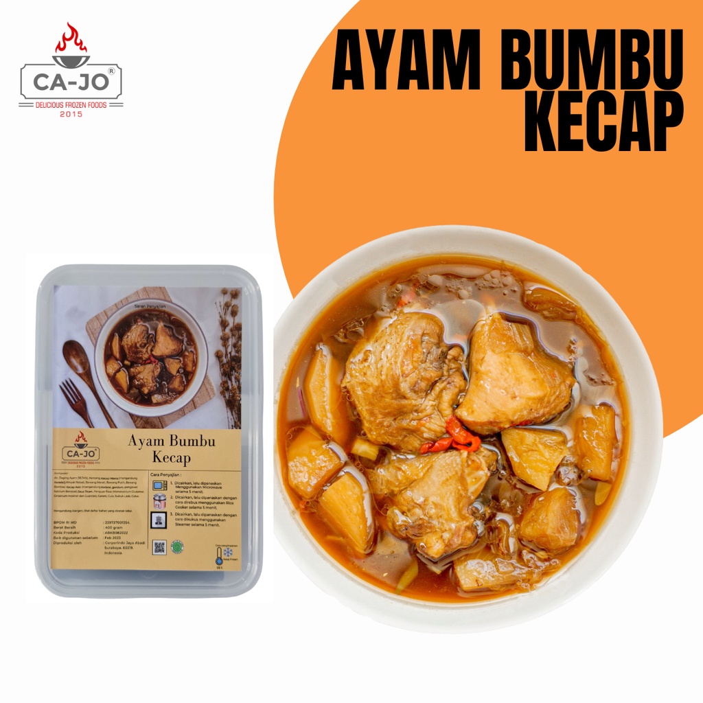 

CA-JO Frozen Food / Ayam Bumbu Kecap / Makanan Instan