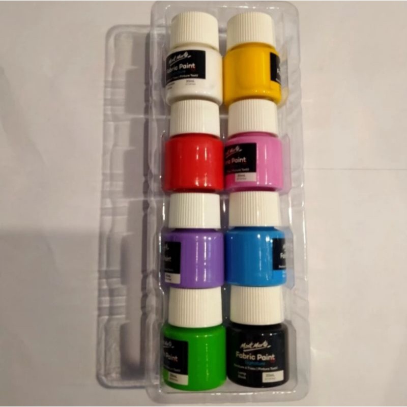 

MONT MARTE FABRIC PAINT SET 8 PCS X 20 ML