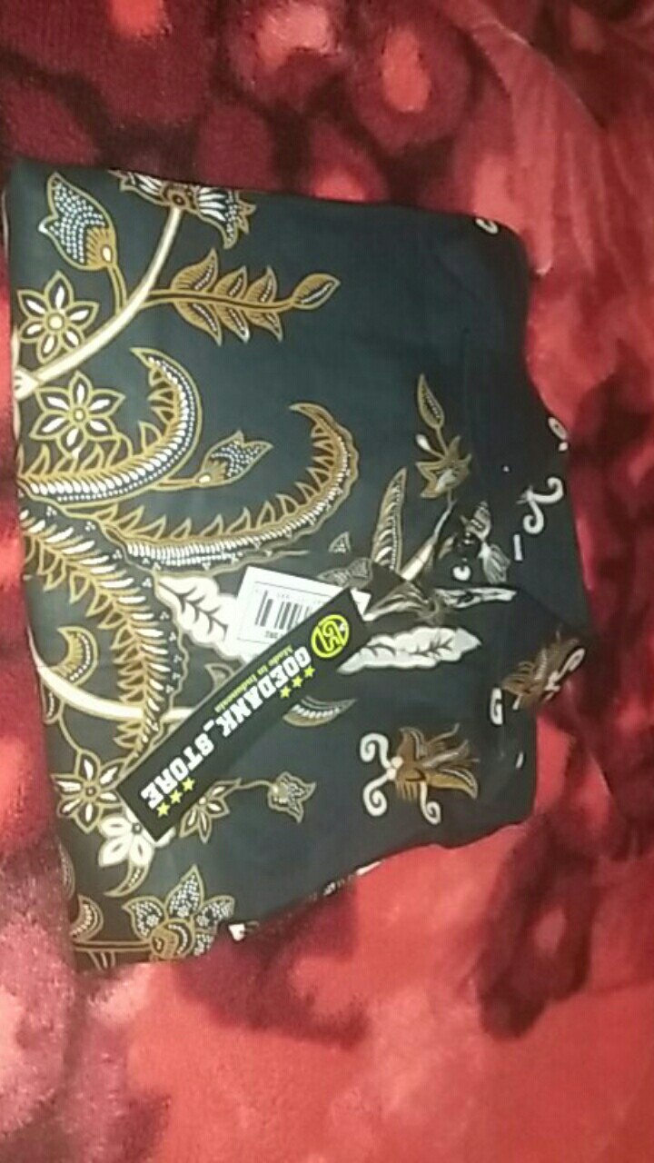 Batik Pria Lengan Panjang Goedank Store Hrb026 Motif Keratonan Kode 00261 Size M L Xl Xxl Reguler