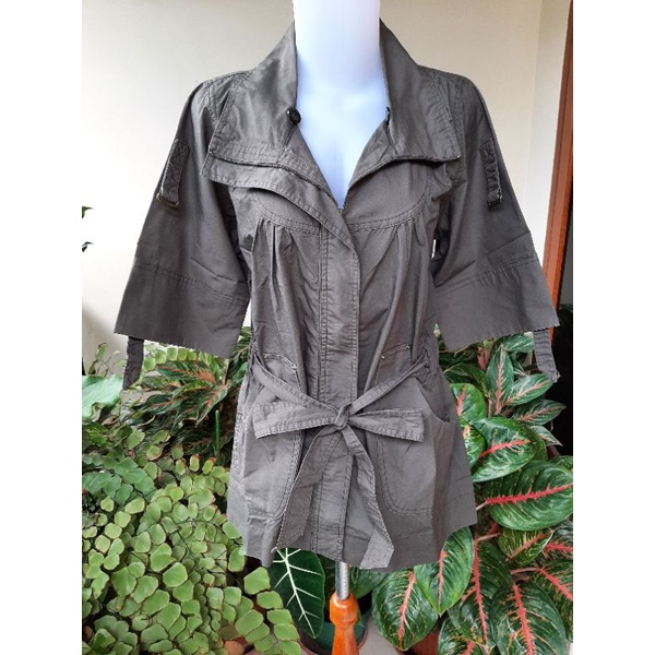JAKET HIJAU ARMY (PRELOVED)