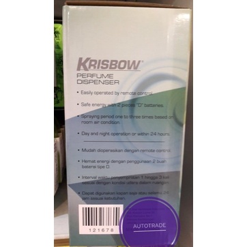 Juallakulaku - Parfume Remote Krisbow Calmic Pengharum Ruangan Semprot Otomatis