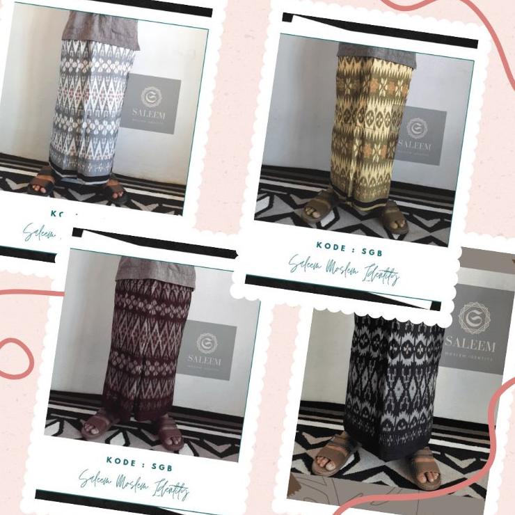 HITAM sarung Goyor  hitam asli atbm bukan printing goyor tenun [PWT.26Au22g]