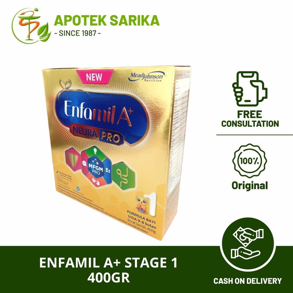 

Enfamil A+ neura pro 1 400gr (susu tumbuh kembang bayi usia 0-6 bulan)