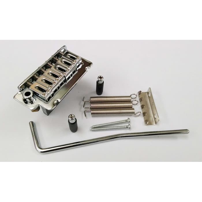 ⭐⭐⭐⭐⭐ Guitar Tremolo Semi Updown stratocaster Korea set chrome Berkualitas