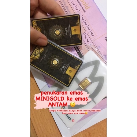 MiniGold 0.05 gr | Antam | Emas
