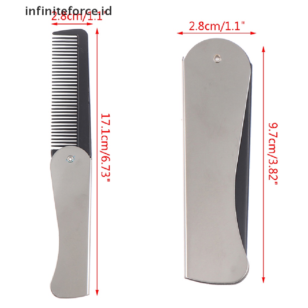 (infiniteforce.id) Sisir Lipat Portable Untuk Pijat Kepala