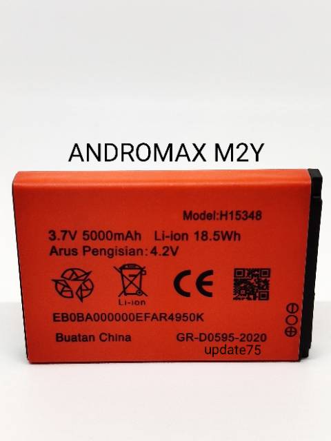 Baterai MODEM Mifi 4G Smartfren Andromax M2Y  H15348 original