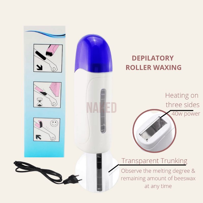 roller wax heater single roll mesin pemanas waxing depilatory wax roll